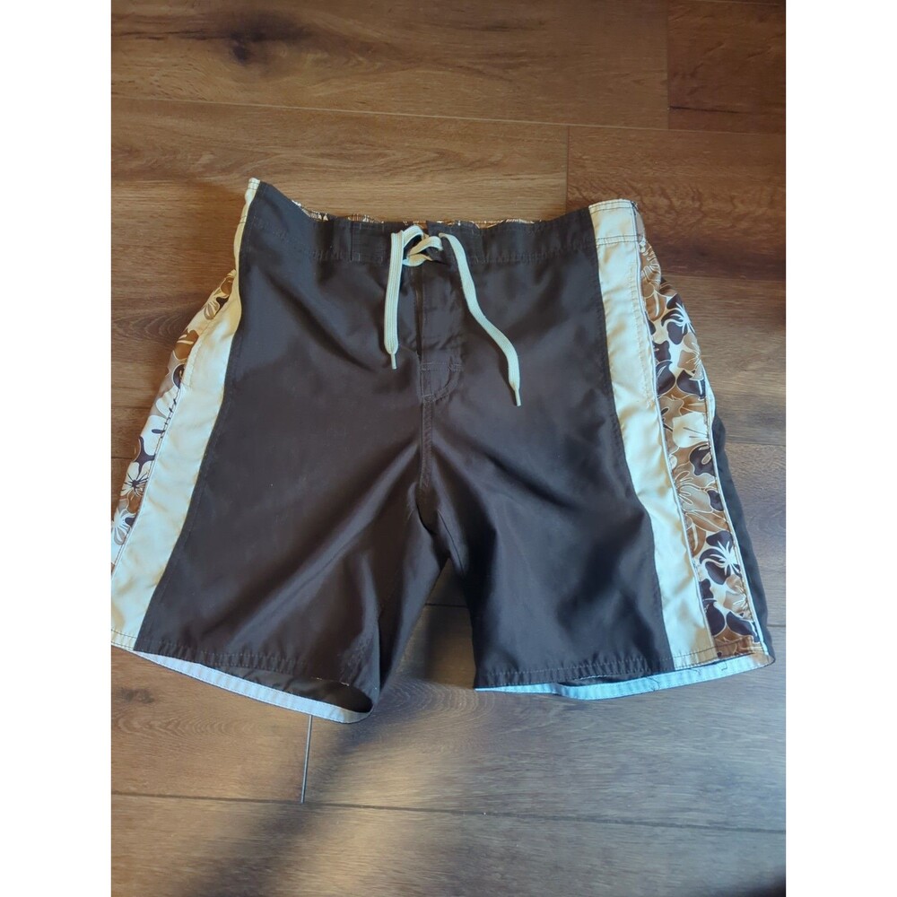Break Water Swim Trunks Shorts Sz M 2 Pockets Mesh Lined Drawstring
